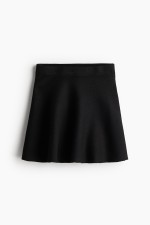 Flared Knit Skirt