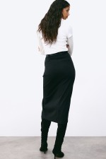 Twill Pencil Skirt