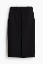 Twill Pencil Skirt